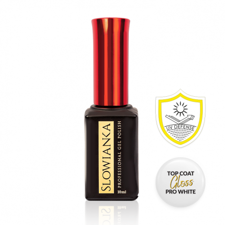 Top Coat Gloss Pro White 10 ml