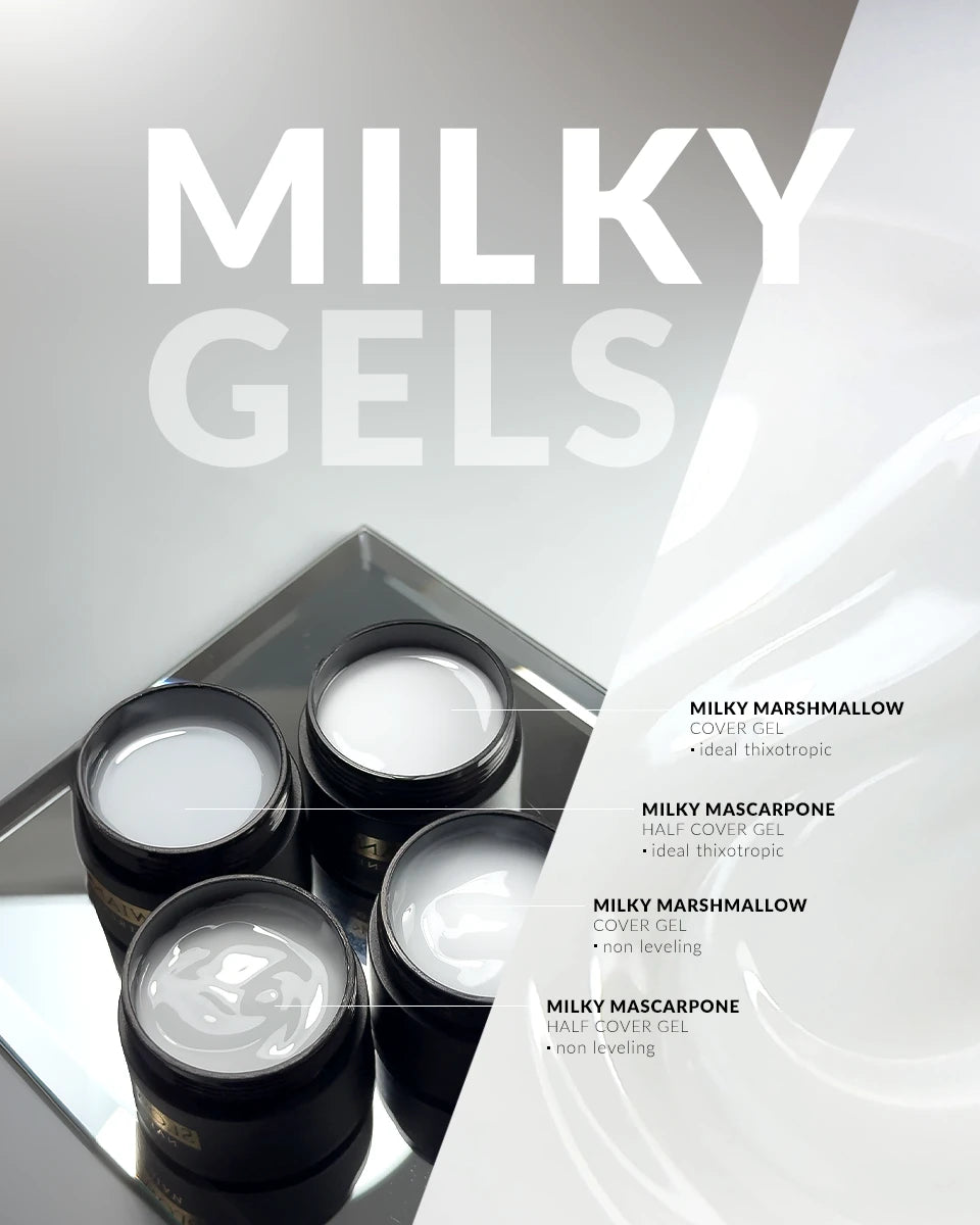 Gel Milky Marshmallow Cover 50g ** thixotropie idéale