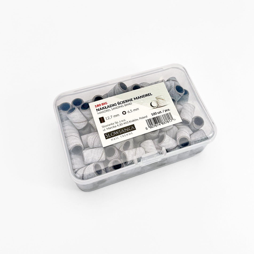 Emeri grain 180 taille classique blanc 100p